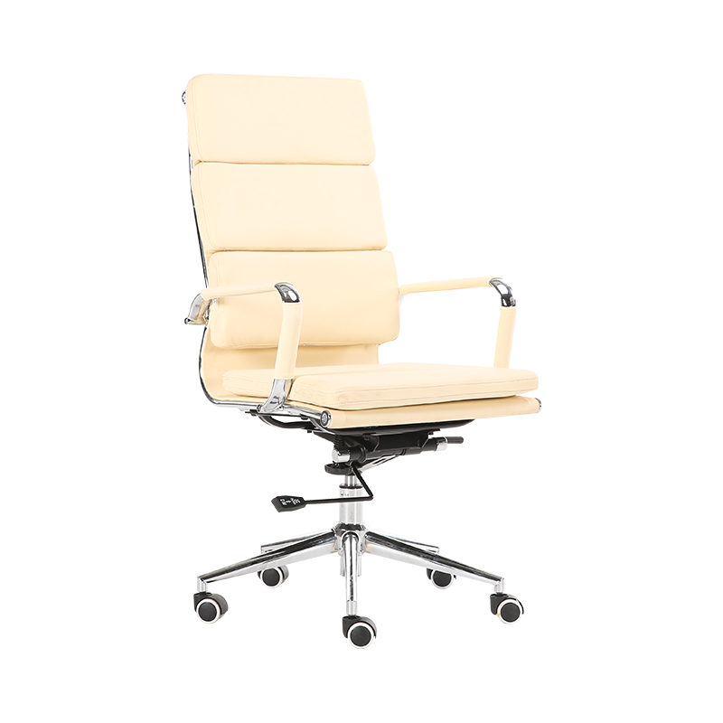 Y-5729D-H panel retro officii sellam cum horizontali sutura lucis beige, pulchritudinis et consolationis ad suum optimum