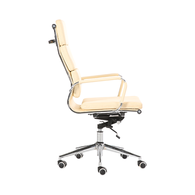 Y-5729D-H panel retro officii sellam cum horizontali sutura lucis beige, pulchritudinis et consolationis ad suum optimum